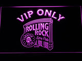 Rolling Rock VIP Only LED Neon Sign USB - Purple - TheLedHeroes