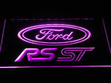 Ford RS ST LED Neon Sign USB - Purple - TheLedHeroes
