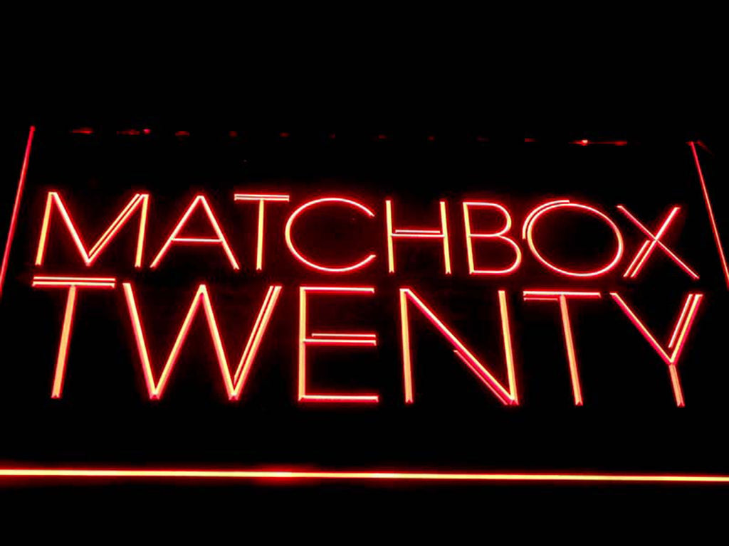 Matchbox 20 LED Neon Sign USB - Red - TheLedHeroes