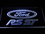 Ford RS ST LED Neon Sign USB - White - TheLedHeroes
