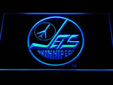 Winnipeg Jets (5) LED Neon Sign Electrical - Blue - TheLedHeroes