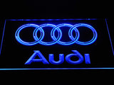 Audi LED Neon Sign USB - Blue - TheLedHeroes