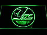 Winnipeg Jets (5) LED Neon Sign Electrical - Green - TheLedHeroes