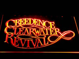 Creedence Clearwater Revival LED Neon Sign USB - Orange - TheLedHeroes