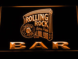 Rolling Rock Bar LED Neon Sign Electrical - Orange - TheLedHeroes