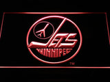 Winnipeg Jets (5) LED Neon Sign USB - Red - TheLedHeroes