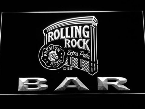 Rolling Rock Bar LED Neon Sign Electrical - White - TheLedHeroes