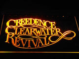Creedence Clearwater Revival LED Neon Sign USB - Yellow - TheLedHeroes
