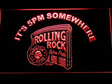 FREE Rolling Rock It's 5pm Somewhere LED Sign - Red - TheLedHeroes