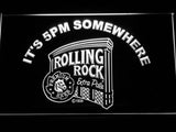 Rolling Rock It's 5pm Somewhere LED Neon Sign USB - White - TheLedHeroes