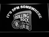 FREE Rolling Rock It's 5pm Somewhere LED Sign - White - TheLedHeroes