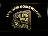 FREE Rolling Rock It's 5pm Somewhere LED Sign - Yellow - TheLedHeroes