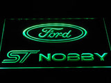 Ford ST Nobby LED Neon Sign USB - Green - TheLedHeroes