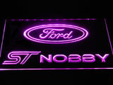 Ford ST Nobby LED Neon Sign USB - Purple - TheLedHeroes