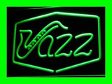 Jazz Bar Music Live Pub Club LED Neon Sign Electrical - Green - TheLedHeroes