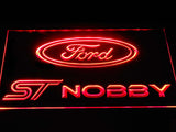 Ford ST Nobby LED Neon Sign USB - Red - TheLedHeroes