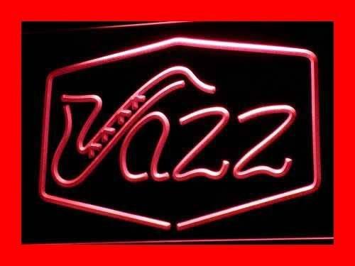 Jazz Bar Music Live Pub Club LED Neon Sign Electrical - Red - TheLedHeroes