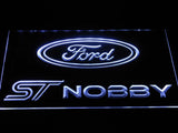 Ford ST Nobby LED Neon Sign USB - White - TheLedHeroes