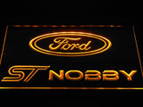Ford ST Nobby LED Neon Sign USB - Yellow - TheLedHeroes
