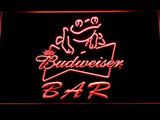 Budweiser Frog Bar LED Neon Sign USB -  - TheLedHeroes