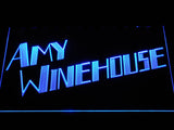 Amy Winehouse LED Neon Sign USB - Blue - TheLedHeroes