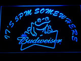 Budweiser Frog It's 5pm Somewhere LED Neon Sign Electrical -  - TheLedHeroes