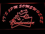 Budweiser Frog It's 5pm Somewhere LED Neon Sign USB -  - TheLedHeroes