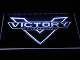 FREE Victory Motorcycle LED Sign - White - TheLedHeroes