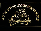 Budweiser Frog It's 5pm Somewhere LED Neon Sign USB -  - TheLedHeroes