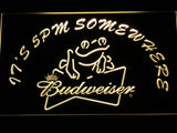 FREE Budweiser Frog It's 5pm Somewhere LED Sign -  - TheLedHeroes