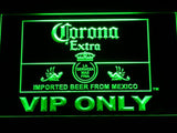 Corona Extra VIP Only LED Neon Sign USB - Green - TheLedHeroes