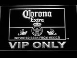 FREE Corona Extra VIP Only LED Sign - White - TheLedHeroes