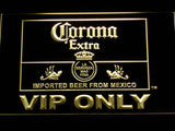 Corona Extra VIP Only LED Neon Sign Electrical - Yellow - TheLedHeroes