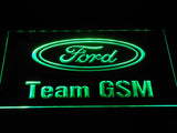 Ford Team GSM LED Neon Sign USB - Green - TheLedHeroes