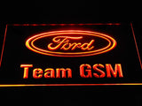 Ford Team GSM LED Neon Sign USB - Orange - TheLedHeroes