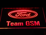 Ford Team GSM LED Neon Sign Electrical - Red - TheLedHeroes
