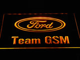 Ford Team GSM LED Neon Sign USB - Yellow - TheLedHeroes