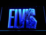 Elvis Presley (2) LED Neon Sign USB - Blue - TheLedHeroes
