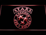 Biohazard Stars RPD Resident Evil LED Neon Sign USB - Red - TheLedHeroes