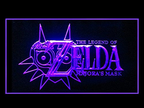 FREE Legend Of Zelda Majora's Mask LED Sign - Purple - TheLedHeroes
