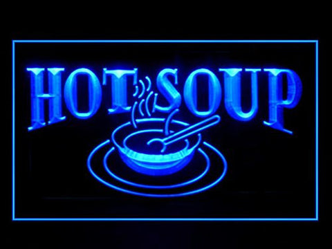 FREE Hot Soup LED Sign - Blue - TheLedHeroes