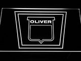 Oliver Tractor LED Neon Sign USB - White - TheLedHeroes