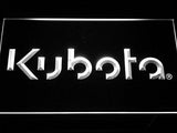 Kubota Tractor LED Neon Sign USB - White - TheLedHeroes