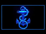 US Navy Marine LED Neon Sign USB - Blue - TheLedHeroes