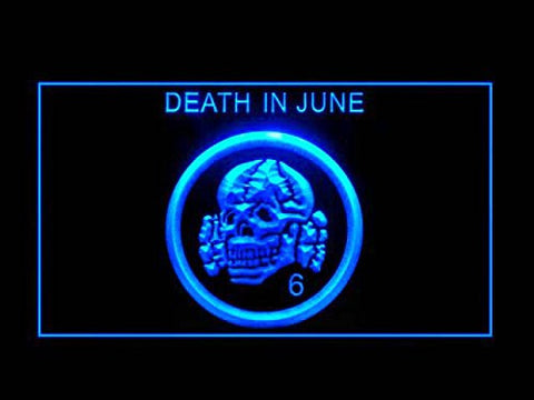 FREE Death in June LED Sign - Blue - TheLedHeroes