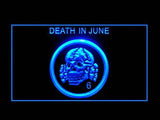 Death in June LED Neon Sign Electrical - Blue - TheLedHeroes