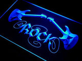 Guitar Rock LED Neon Sign USB - Blue - TheLedHeroes