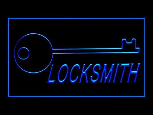 Locksmith Keys Repair LED Neon Sign USB - Blue - TheLedHeroes