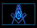 Masonic Mason Freemason LED Sign - Blue - TheLedHeroes