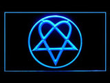 Bam Margera Heartagram Him LED Neon Sign Electrical - Blue - TheLedHeroes
